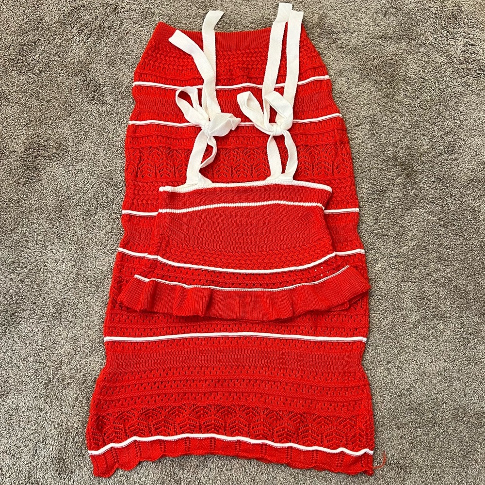 NWOT Top & Skirt Set